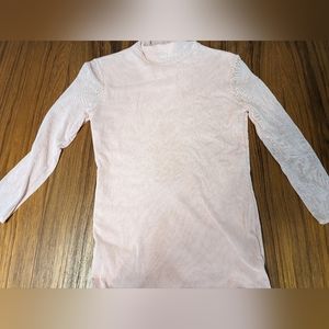 Ny&co mesh sheet pink top